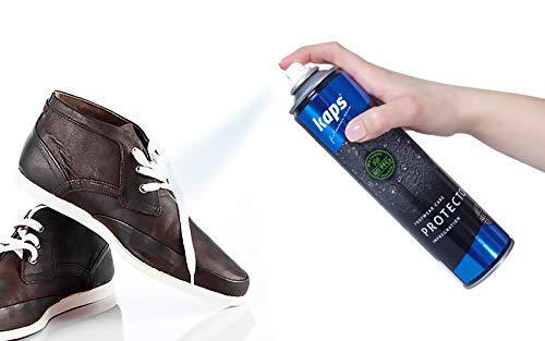 Kaps Protector - Spray Protector para Calzado - Aerosol Impermeable para Botas y Zapatos de Cuero y Tela - Sin Flúor ni PFC (200 ml - 6.76 fl. Oz.)