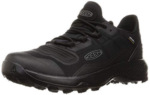 KEEN Tempo Flex WP-M, Zapatos para Senderismo Hombre, Triple Black, 41 1/3 EU