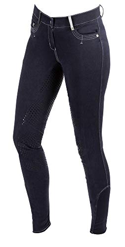 Kerbl Basicplus - Pantalones de equitación para Mujer, Color Azul, Talla 46