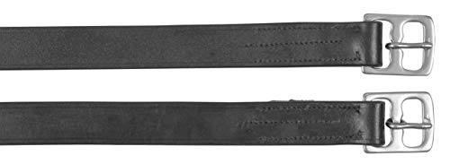 Kerbl Correa para estribos, 145 cm, Negro, embalada