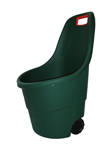 Keter Easy Go - Carro de jardín, Capacidad 55 Litros, Color Verde, 53 x 58 x 89 cm