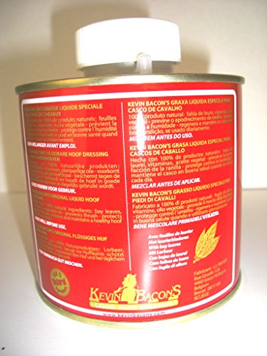 Kevin Bacon - Aceite líquido para pezuñas con aceite de laurel con pincel (500 ml)