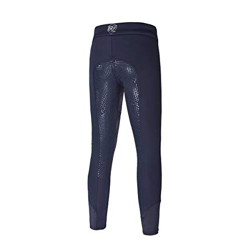 Kingsland KLkinsey - Pantalones de equitación para niña (Cierre de Velcro), Color Azul Marino, tamaño 134/140