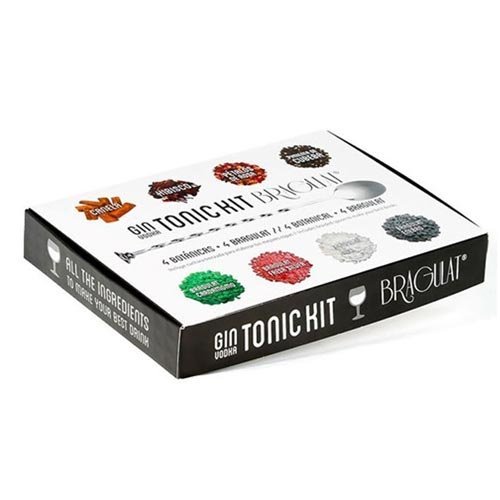 Kit Gin tonic Bragulat para aromatizar tu cóctel: con 8 Botánicos, una cuchara trenzada y una guía de Gin Tonics