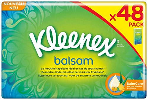Kleenex Balsam Pañuelos - 48 Paquetes