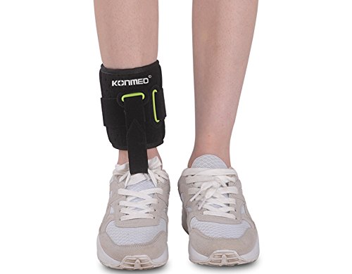 KONMED - Soporte ajustable para no apoyar el pie (poliomielitis, hemiplegia, aplopegía), talla única