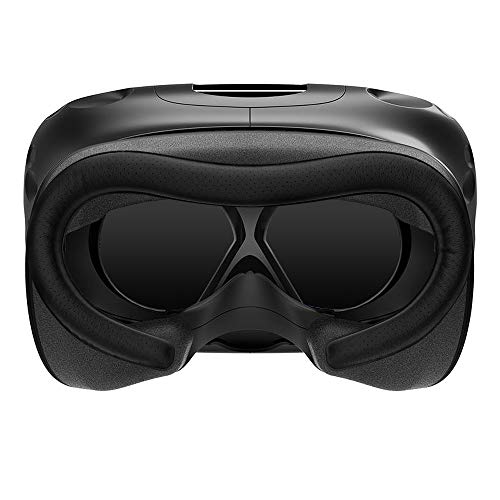 kwmobile Almohadilla facial VR compatible con Oculus Rift CV1 VR Gaming - Protector cuero sintético VR - negro