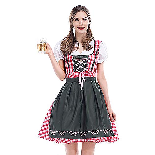 L Big Boss Oktoberfest - Delantal de fiesta tradicional bávaro para mujer, para fiesta festiva, cinta de baile, juego de fiesta