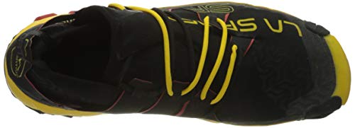 La Sportiva Unika, Zapatillas de Trail Running Hombre, Multicolor (Black/Yellow 000), 43 EU