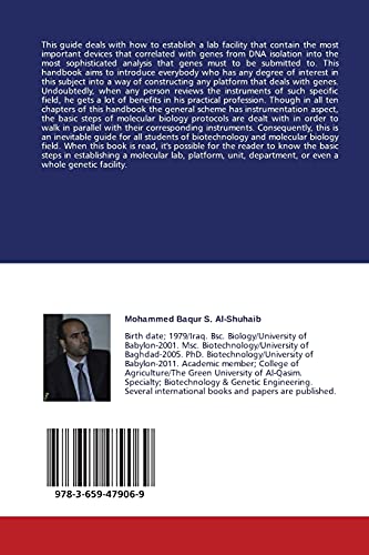 Laboratory Handbook of Molecular Biology: A Practical Guide for Molecular Biology Laboratories