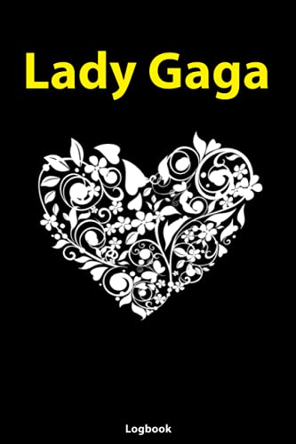 Lady Gaga Flower Heart Notebook: Lady Gaga Notebook & Journal | Lady Gaga Fan Essential | Composition Notebook | College Ruled 6x9 110 page Logbook Journal