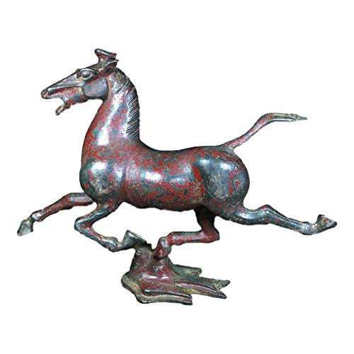 LAOJUNLU - Juego de joyas de estilo chino tradicional chino para equitación de cobre puro