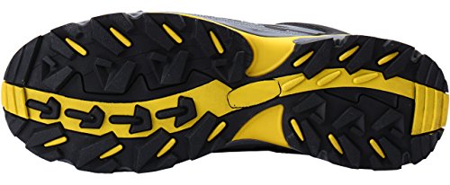 LARNMERN Zapato de Seguridad S3 SRC,LM-1702, con Tapa de Acero con Suela Antideslizante Caucho, Antiestático (43.5 EU，Gris)