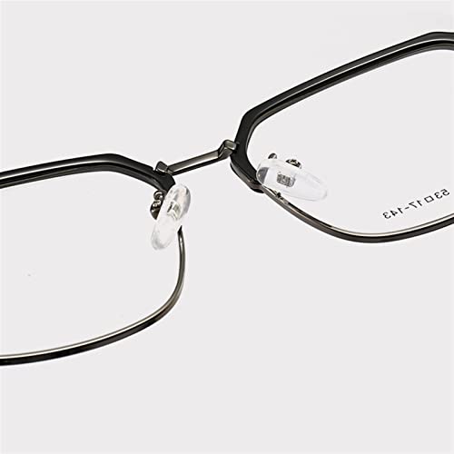 Las gafas de lectura anti-deslumbramiento de moda for hombres y mujeres congelados retro de gafas de metal son ligeros y cómodos, adecuados for ocio y entretenimiento, navegación por Internet, cuidado