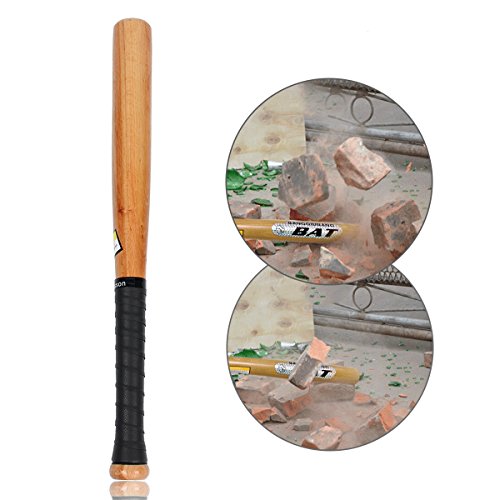 Latinaric Bate de béisbol de Madera Bate de béisbol sólido Profesional, 54 cm, 64 cm, 74 cm, 84 cm