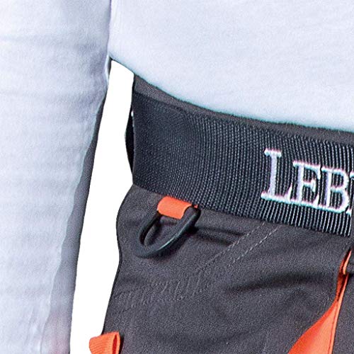Leber&Hollman LH-FMN-T_SBP46 - Pantalones protectores (talla 46 alemana), color azul acero, negro y naranja