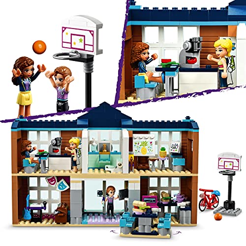 LEGO 41682 Friends Instituto de Heartlake City, Escuela de Juguete para Construir con Mini Muñecas para Niñas y Niños 6 Años