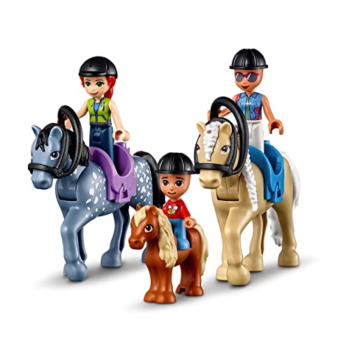 LEGO 41683 Friends Bosque: Centro de Equitación, Juguete de Construcción de Rancho con Establo para Caballos de Juguete
