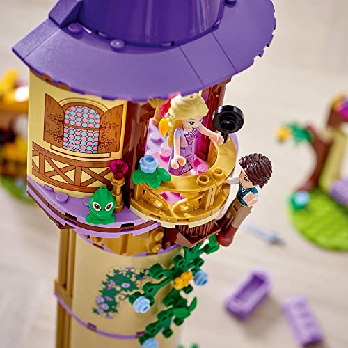 LEGO 43187 Disney Princess Torre de Rapunzel Juguete de Construcción para Niños y Niñas +6 años con 2 Mini Figuras