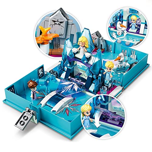 LEGO 43189 Disney Frozen 2 Cuentos e Historias: Elsa y El Nokk, Set de Juego Portátil, Juguete de Viaje con Micro Muñeca