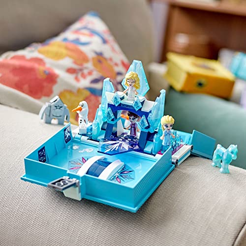 LEGO 43189 Disney Frozen 2 Cuentos e Historias: Elsa y El Nokk, Set de Juego Portátil, Juguete de Viaje con Micro Muñeca