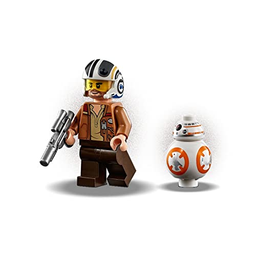 LEGO 75297 Star Wars ala-X de la Resistencia, Nave Espacial de Juguete con Mini Figuras de BB-8 y más para Niños de +4 años
