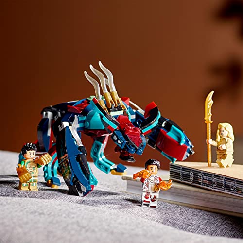 LEGO 76154 Marvel ¡Emboscada de los Desviantes! Juguete de Construcción de la Película Los Eternos con Figuras, para Niños 6 años