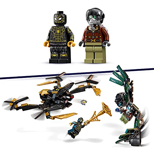 LEGO 76195 Marvel Duelo del Dron de Spider-Man, Juguete de Construcción de Superhéroes para Niños 7 años, Regalo de Cumpleaños o Navidad