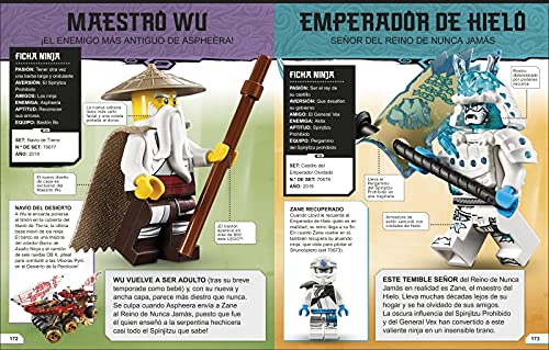 LEGO® NINJAGO®. Enciclopedia de personajes (nueva edición): (incluye una figura exclusiva de Nya del Futuro)