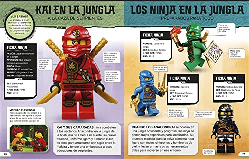 LEGO® NINJAGO®. Enciclopedia de personajes (nueva edición): (incluye una figura exclusiva de Nya del Futuro)