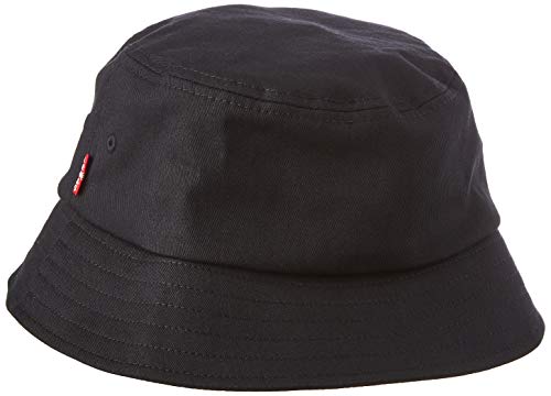 Levi's Bucket Hat-Vintage Modern Logo Sombrero de Copa Baja, Black Normal, L para Hombre