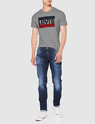 Levi's Graphic Camiseta, 84 Sportswear Logo Grey Midtone Grey Htr, M para Hombre