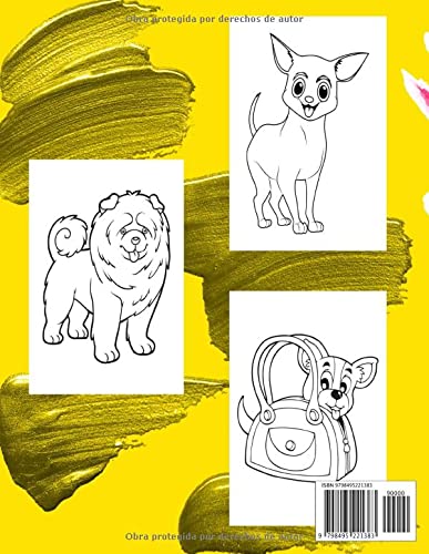 Libro para colorear perro sorprendido: Para adultos, niños y niñas de todas las edades. 40 páginas para colorear de perros realistas: Labrador, pitbulls, Bull Mastiff ... y más para colorear