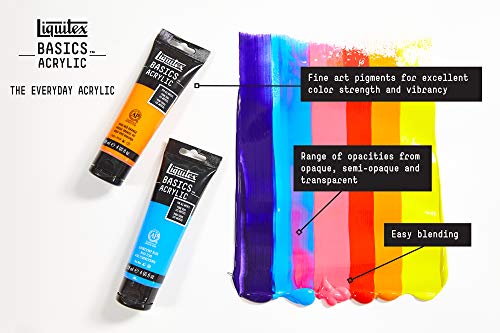 Liquitex Basics - Tubo de pintura acrílica, color negro de marte, 946 ml