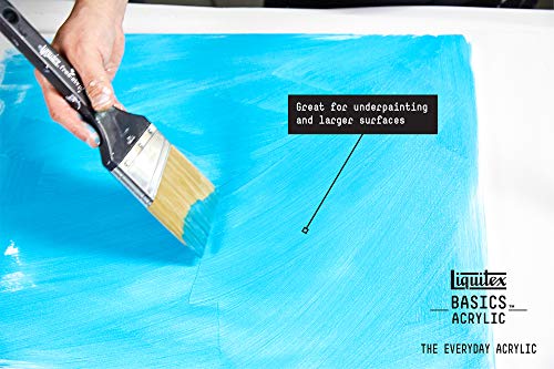 Liquitex Basics - Tubo de pintura acrílica, color negro de marte, 946 ml