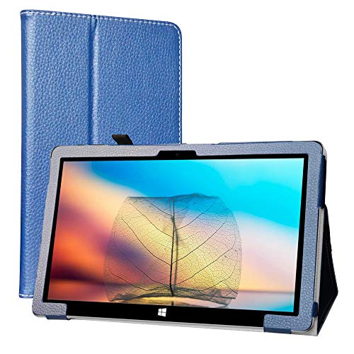 LiuShan Compatible con Jumper EZpad 6 Pro Case/EZpad 6s Pro Funda, Folio Soporte PU Cuero con Funda Caso para 11.6" Jumper EZpad 6 Pro 2 in 1 Tablet/Jumper EZpad 6s Pro Window 10 Tablet PC,Azul