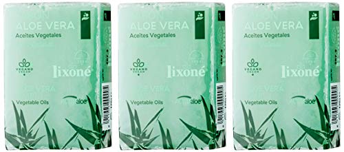 Lixone Jabón de Aloe Vera - 3 Unidades