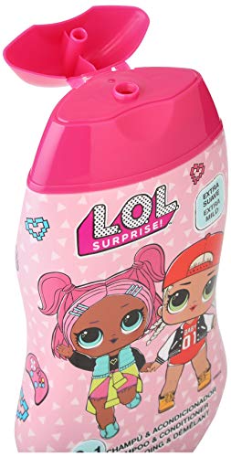 L.O.L. Surprise Champú y acondicionador 2 en 1 extra suave especial para niños 400 ml