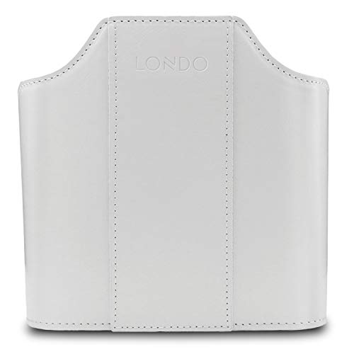 Londo OTTO174 - Organizador de Piel con Ranura para Tableta, Color Blanco