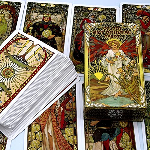 Lubudup Tarot Cards - Juego de 78 tarjetas de tarot inglesas clásicas de tarot para jinetes