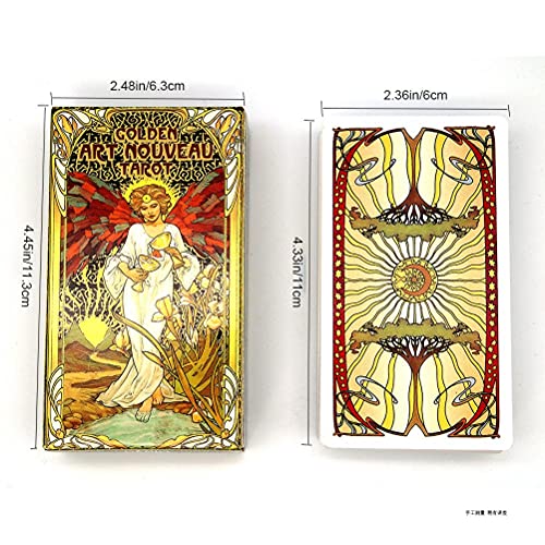 Lubudup Tarot Cards - Juego de 78 tarjetas de tarot inglesas clásicas de tarot para jinetes
