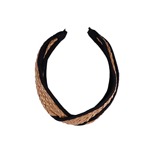 Lurrose - Diadema trenzada con nudo simple para peluquería