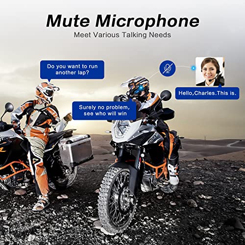 M1-S Plus Intercomunicador Casco Moto Fodsports con 900mAh, CVC Reducción De Ruido,Compartir Música, Micrófono Mudo, FM, Type-C, Intercomunicador 8 Jinetes De Bluetooth Moto Casco Manos Libres Moto