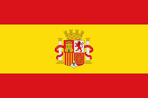 magFlags Bandera Large Española con el Escudo de España sin la Corona Real | Bandera Paisaje | 1.35m² | 90x150cm