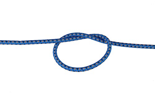MAGMA Cuerda Elastica 8mm. Monotex Polietileno. Piscinas (Standard NF P 90-308) Toldos Acampadas Exteriores Manualidades Nautica Amarres Escalada Resistente al Agua (25m, Azul)