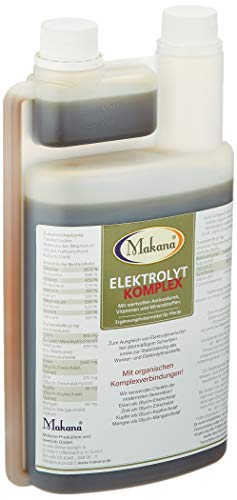 Makana Electrolito Complex líquido (con lisina, metionina y Zinc), Botella dosificadora de 1000 ml (1 x 1 l)