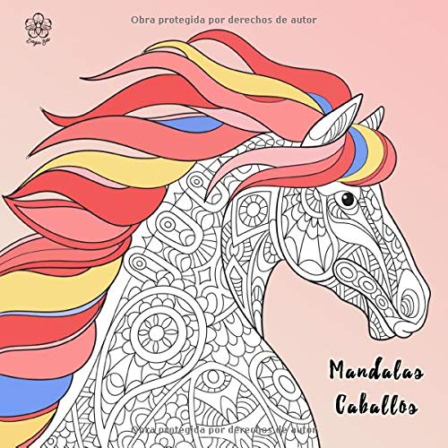 Mandalas Caballos: Libro de colorear para adultos y niños. 50 hermosos motivos de caballos para colorear y relajarse y bonus. Aumenta tu creatividad y ... de colorear caballos para niños y adultos.