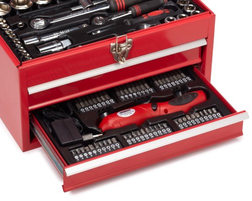 Mannesmann M29066 - Caja de herramientas equipada con 155 piezas