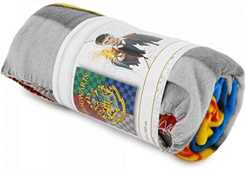 Manta Plaid Harry Potter HOGWARTS Escuela de Magia 100 x 150-720-403 cm