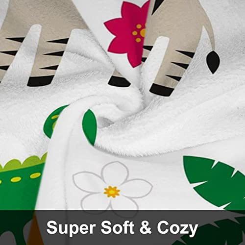 Manta suave y cálida con diseño de dibujos animados, manta de forro polar, manta mullida, acogedora como manta de sofá o manta de sofá, manta personalizada para niños y niñas, 150 x 130 cm